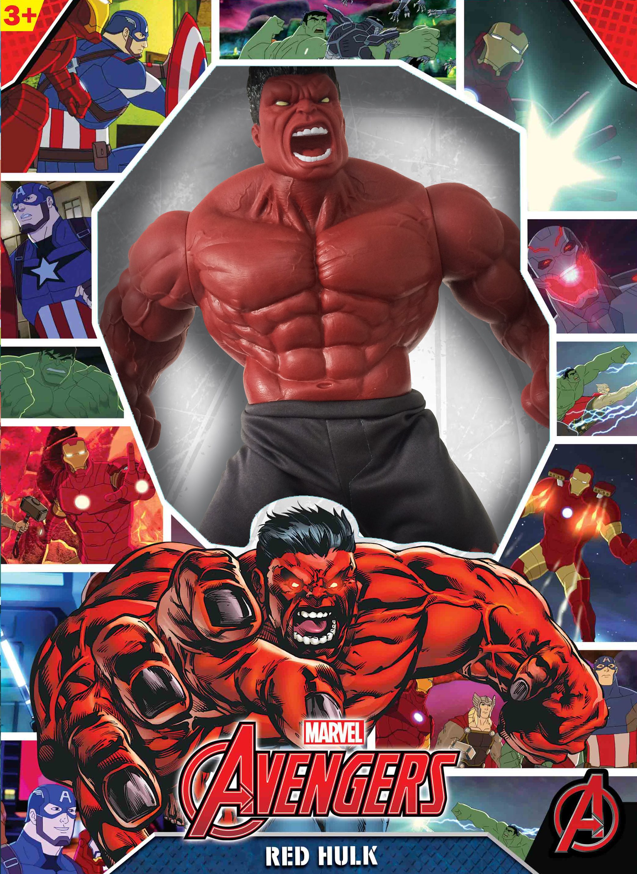 Figura Hulk Rojo