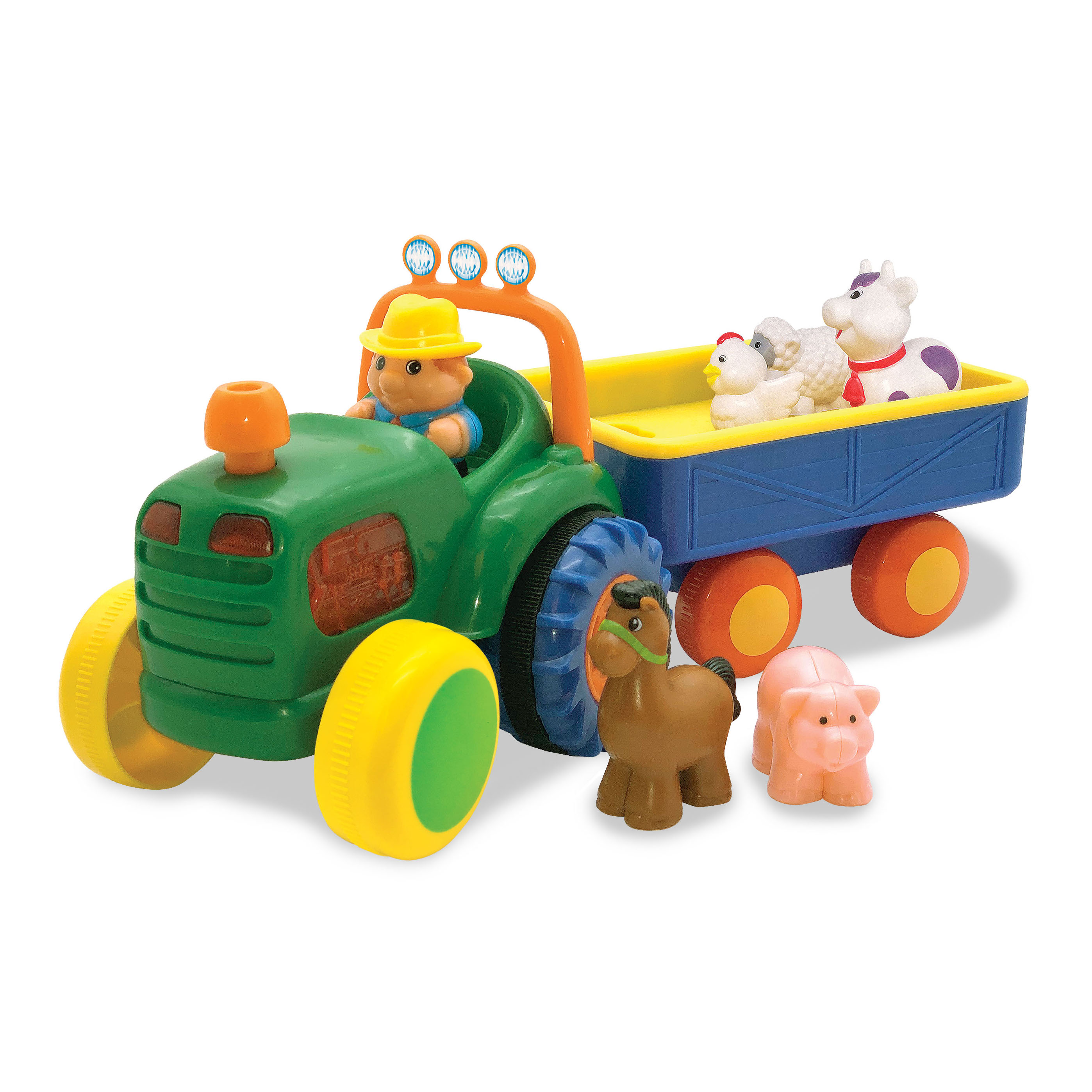 Tractor con animales