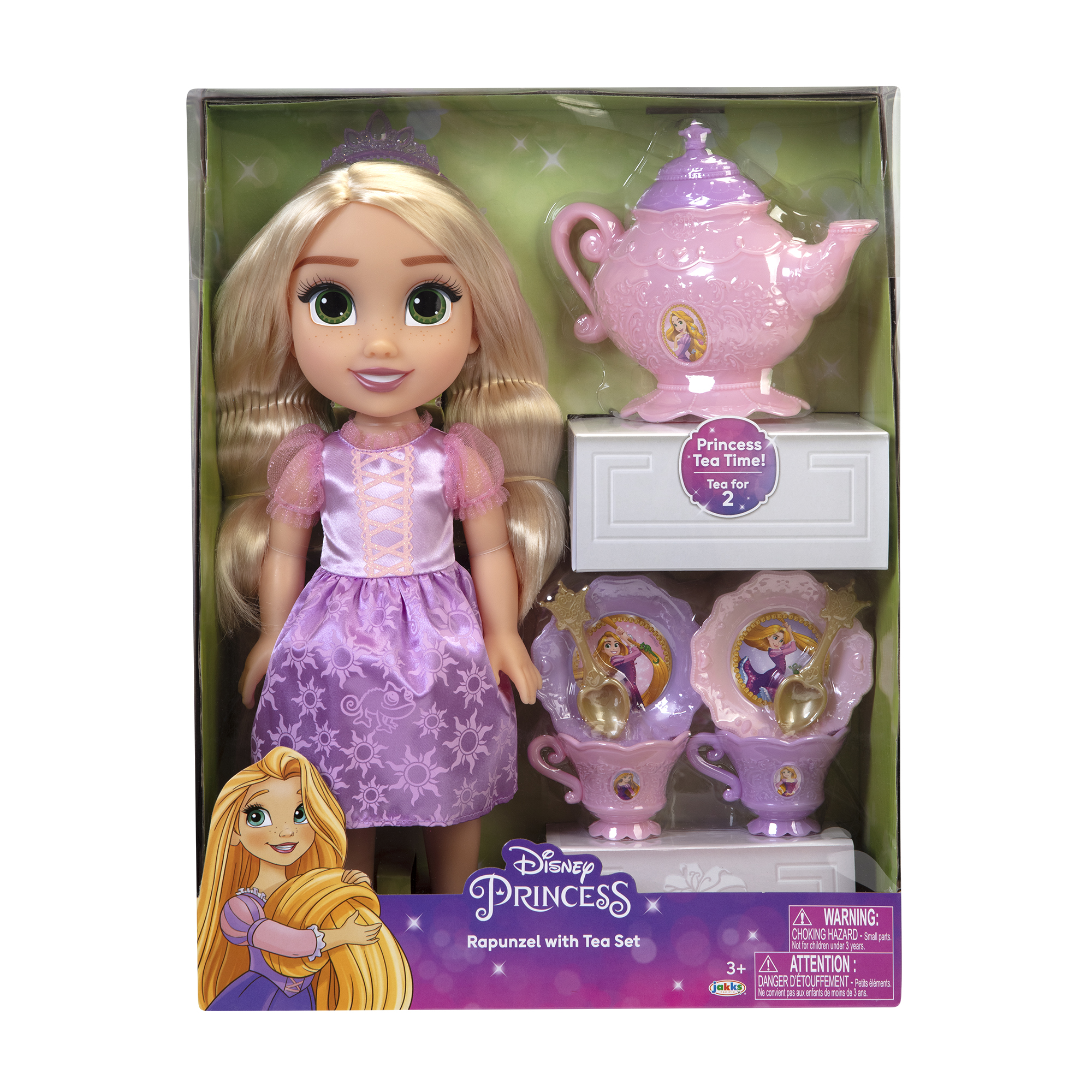 Muñeca Rapunzel con Juego de Té